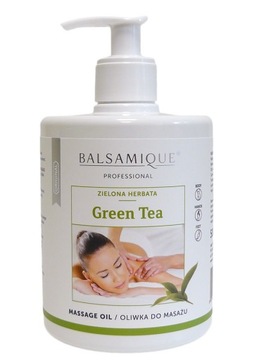 Oliwka do Masażu - GREEN TEA - 500 ml - Balsamique Professional