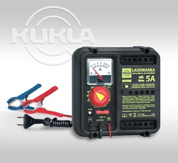 PROSTOWNIK ŁADOWARKA KUKLA BK 5 AUTOMATIK 12V 5A