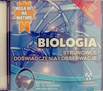 Biologia strunowce doświadczenia (audiobook/folia)