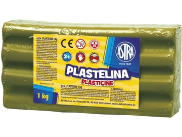 PLASTELINA 1kg OLIWKOWA 1000g 303111018 ASTRA