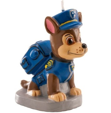 Figurka Świeczka Na Tort Psi Patrol-CHASE-3D