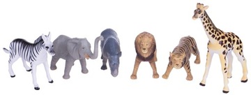 ZWIERZĘTA DZIKIE FIGURKI 6 EL 11,5-14,5 CM. HSH061