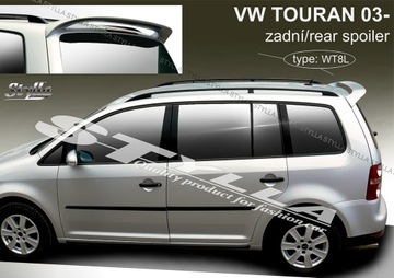 spoiler spojler do VW Touran MPV MK1 2003-- 2 typy