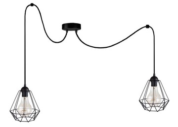 WISZĄCA SUFITOWA LAMPA ŻYRANDOL DIAMENT PAJĄK 2