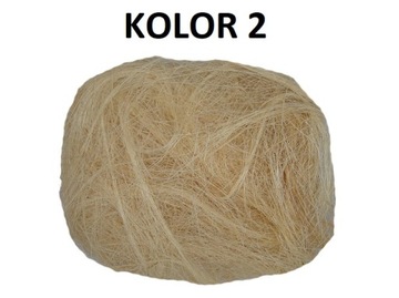 СИЗАЛЬ 50Г 19 ЦВЕТОВ СИЗАЛЯ СЕНА ВОЛОКНА АГАВЫ