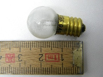 Żarówka Lampy Przód SIRAM E-10 6V 0.35A /E36/