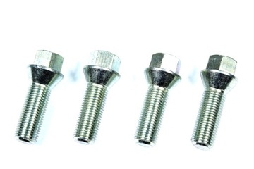 ŚRUBY FELGI ALUMINIOWE M12X1,25X40mm Stożek 5szt