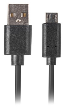 КАБЕЛЬ USB MICRO B - A 2.0 QC 3.0 ЧЕРНЫЙ 0,5М