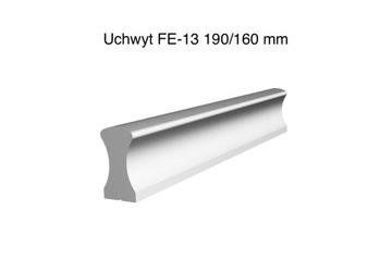 UCHWYT MEBLOWY DO MEBLI ALUMINIUM FE-13 190/160 mm