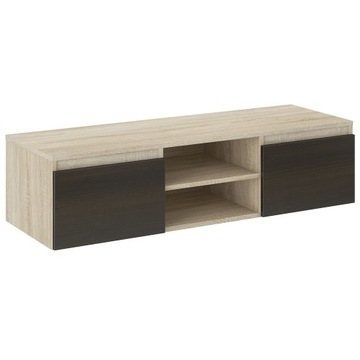 NOWOCZESNY STOLIK SZAFKA RTV LCD SONOMA MIX Wenge