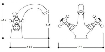 РЕТРО STILO BKI 022D РАКОВИНА FATTER + КРЫШКА