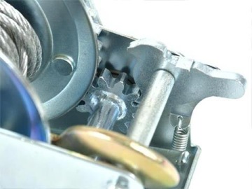 ПРОФЕССИОНАЛЬНАЯ РУЧНАЯ ТРОСОВАЯ ЛЕБЕДКА (10м) НА ГОРИЗОНТАЛЬНОМ РУКОЯТКЕ 1150кг GEKO