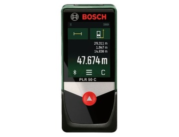 DALMIERZ LASEROWY ADVANCEDDISTANCE PLR 50C BOSCH Bluetooth zasięg 50 metrów