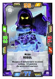 karta nr 167 Mega Rogul ego nexo knights 2