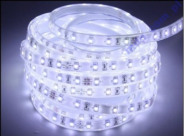 WODOODPORNA TAŚMA BIALA ZIMNA 300 LED SMD 2835 5m