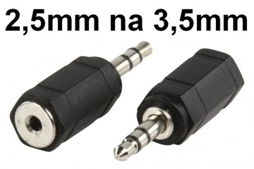 ADAPTER GNIAZDO MIKRO JACK 2,5MM - WTYK MINI JACK