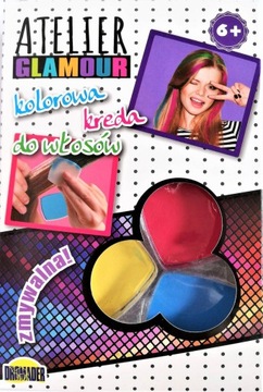 ATELIER Kolorowa Kreda do Włosów zestaw kreatywny