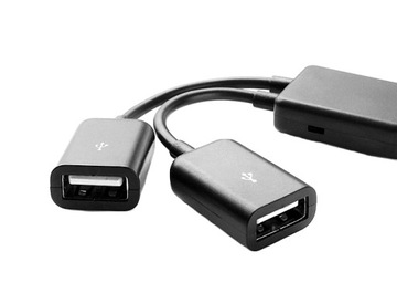 HUB OTG USB 3.1 USB-C Type C на 2 порта USB 2.0