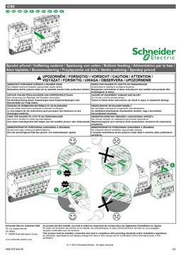 Автоматический выключатель SCHNEIDER 1П, предохранитель C10A