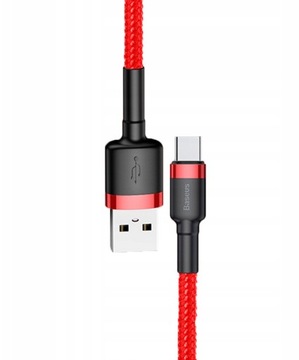 КЕВЛАРОВЫЙ КАБЕЛЬ BASEUS 3A, 50 см, USB ТИП C