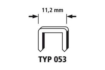 WOLFCRAFT Zszywki typ 53 4000szt 11,2 x6mm