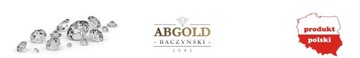 ABgold pierścionek brylanty i topazy 0,60ct HIT !!