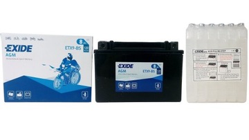 EXIDE BIKE MF AGM YTX9-BS АККУМУЛЯТОР 12В 8Ач 120А