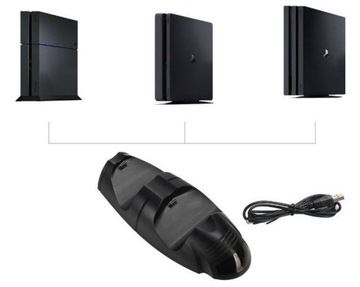 Док-станция PS4, зарядное устройство на 2 контроллера + 8 защитных резинок, USB-кабель