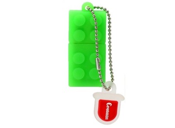 USB-НАКОПИТЕЛЬ LEGO BLOCKS GREEN FUN, 32 ГБ