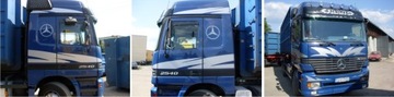 НАКЛЕЙКИ - MERCEDES ACTROS, КОМПЛЕКТ, 9 элементов