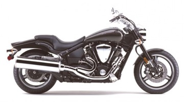 Поручни+ходунки YAMAHA WARRIOR 1700 MATTE BLACK