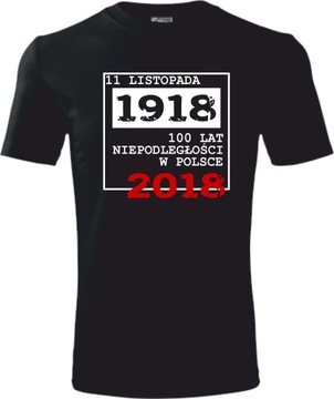 Koszulka Patriotyczna 100 lat Niepodległości r 3XL