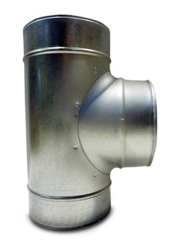 Trójnik T ocynk fi 100 / 100 / 100 mm TPC-100-100