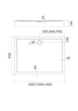 Schedpol Competia Поддон для душа прямоугольный 90x120 см 3.0167