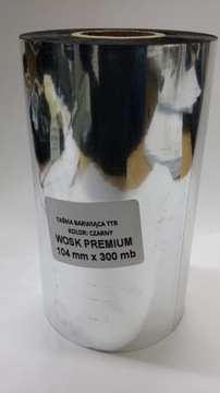 Taśma termotransferowa TTR Zebra 104x300 wosk