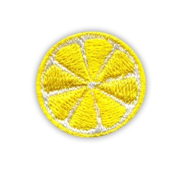 Cytrynowa Naszywka CYTRYNA-Mała owoc cytrus lemon