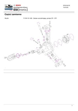 Ремкомплект для насосов CR Bosch CDI/HDI/JTD/CTDI