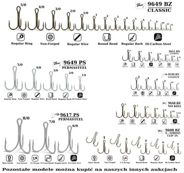 10 КРЮЧКОВ БЕЗЗЕРЕЧКИ VMC 9648 BZ № 1