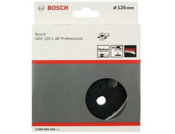 BOSCH Шлифовальная тарелка 125 мм MEDIUM GEX 125-1AE