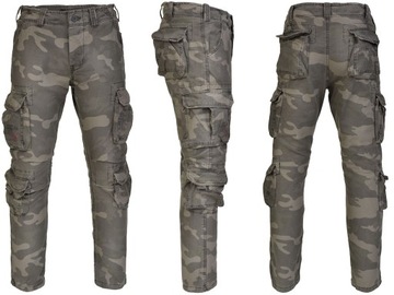 SPODNIE Slim SURPLUS AIRBORNE Slimmy BLACKCamo XXL
