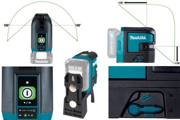 Лазерный перекресток MAKITA SK106GDZ ЗЕЛЕНЫЙ