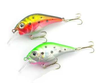 2x Wobler OKOŃ SUM SZCZUPAK Woblery 6,2 cm.