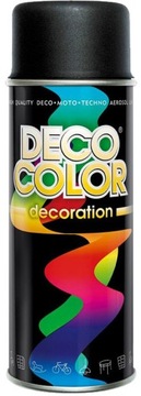 Lakier syntetyczny DECORATION czarny połysk 400ml