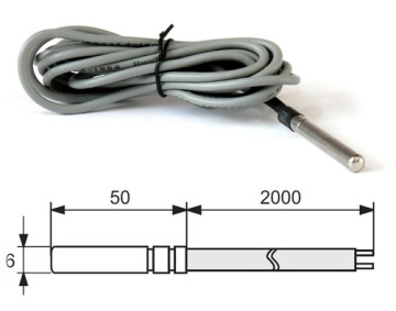 двойной датчик TEMPERATURE REGULATOR TERMOSTAT DC20+ 2x16A