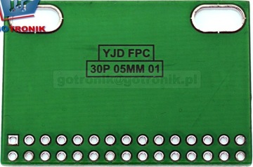 Печатная плата FPC/FFC 30pin 0,5 мм_______PCB-110