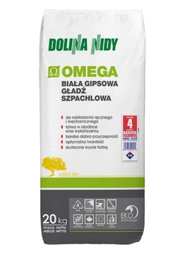 Dolina Nidy Biała Gładź Szpachlowa Omega 20kg