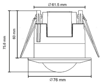 ПОТОЛОЧНЫЙ ДАТЧИК ДВИЖЕНИЯ, БЕЛЫЙ OR-CR-207 ORNO