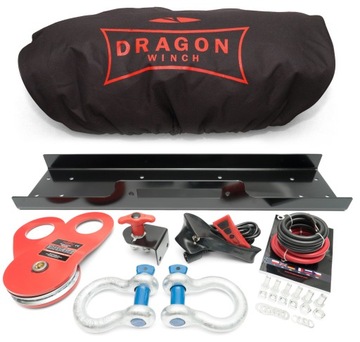 ЛЕБЕДКА DRAGON 10T ЭЛЕКТРИЧЕСКАЯ КАБЕЛЬНАЯ ЛЕБЕДКА 24 В синтетический майоран