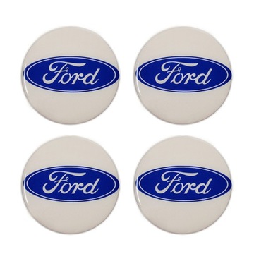 EMBLEMAT LOGO ZNACZEK 3D Ford 50 mm 4szt.