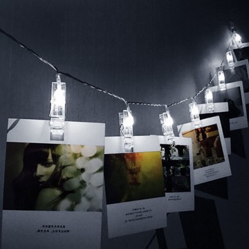 фото ориг. №1, Buckles led backlight backlit, transparent clip garland з photos